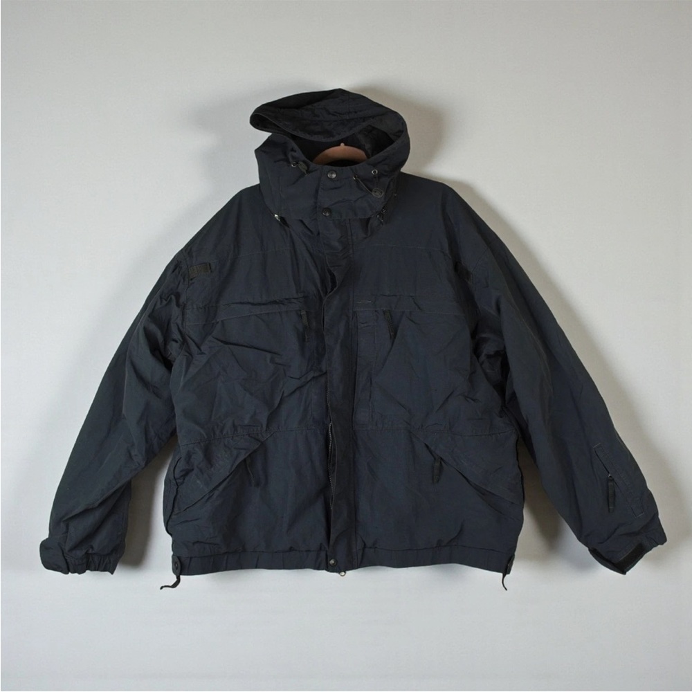 5.11 Tactical 48017 Weatherproof 5-in-1 Jacket Mens 2XL XXL Navy Blue No Lined
